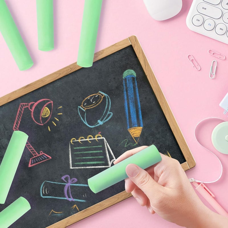 FELIZROCA 50 Pack Washable Sidewalk Chalks for Kids Non-Toxic Jumbo Chalk for Outdoor Art Play, Colored Chalk for Painting on Chalkboard, Blackboard and Playground - Image 3